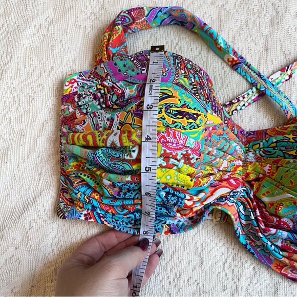 Bleau Rod Beattie bohemian paradise shirred convertible bikini - Picture 4 of 15